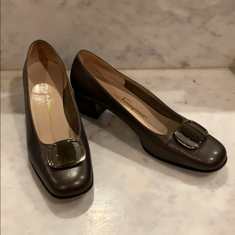 Grey Ferraganno One Inch Heels